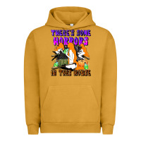 Pigment Peanut Butter there's some horrors in this house Urban Hoodie - LillyAllenDesigns