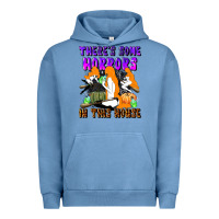 Pigment Pebble Blue there's some horrors in this house Urban Hoodie - LillyAllenDesigns