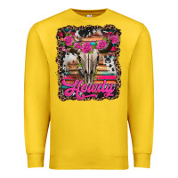 Lemon howdy valentine's day bull skull Premium Sweatshirt - Jasminsmagicworld