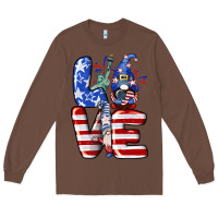 Chestnut Love 4th of July with gnomes 4th of july Long Sleeve Tee - CowGirlArtShop