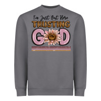 Storm im just out here trusting god Heavyweight Sweatshirt - MaliasSmallBusiness