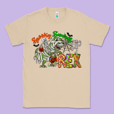 Spooky Sourus Classic Tee Designed By Cowhidedigitalart