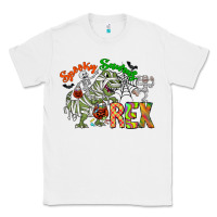 White spooky sourus Classic Tee - CowhideDigitalArt