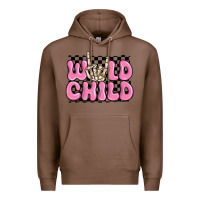 Chestnut wild child pink skeleton Premium Hoodie - MaliasSmallBusiness