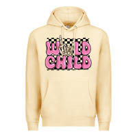Pina Colada wild child pink skeleton Premium Hoodie - MaliasSmallBusiness