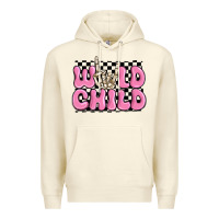 Sandshell wild child pink skeleton Premium Hoodie - MaliasSmallBusiness