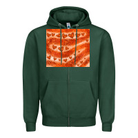 Sports Green orange glitter heart Zipper Hoodie - JahusDesignShop