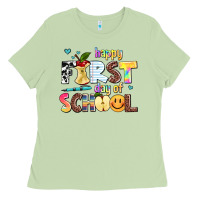 Matcha happy first day of school Ladies Tee - AdoDesignShop