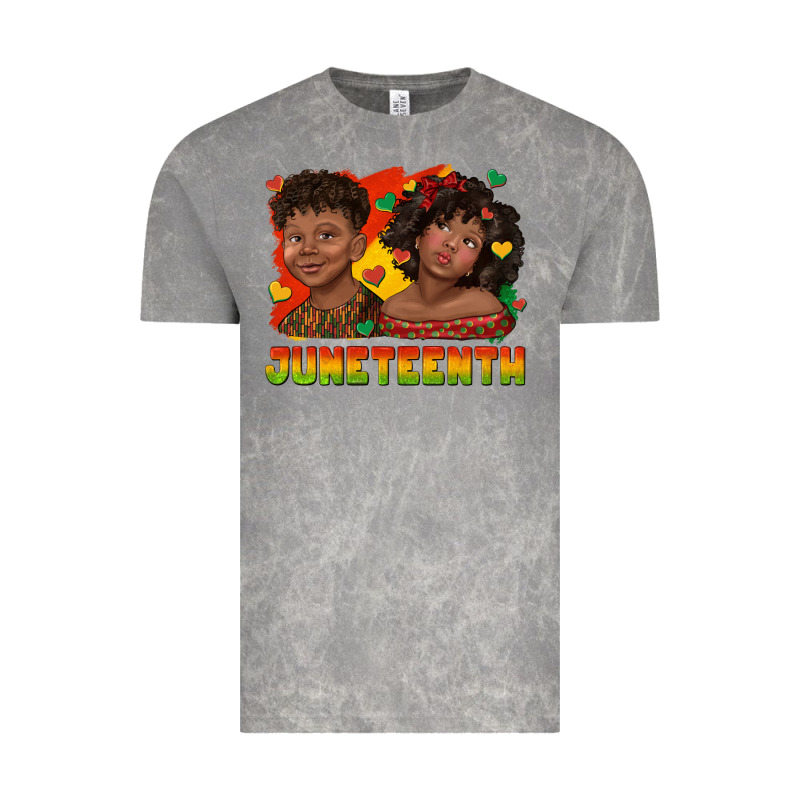 Juneteenth With Afro Black Kids Vintage Tee by texasbilliewilder | Teevron