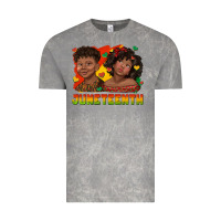 Cloud Rock juneteenth with afro black kids Vintage Tee - texasbilliewilder