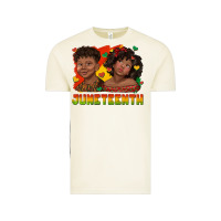 Vintage Arctic juneteenth with afro black kids Vintage Tee - texasbilliewilder