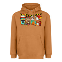 Meerkat firefighter coffee Heavyweight Hoodie - Jasminsmagicworld