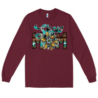 Burgundy show mom Long Sleeve Tee - SublimationCraftShop