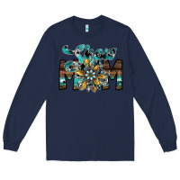 Navy show mom Long Sleeve Tee - SublimationCraftShop