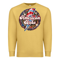 Antique Gold Western American Babe Patriotic Premium Sweatshirt - LillyAllenDesigns