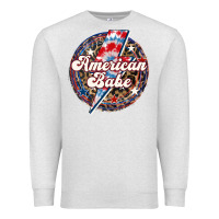 Oatmeal Heather Western American Babe Patriotic Premium Sweatshirt - LillyAllenDesigns
