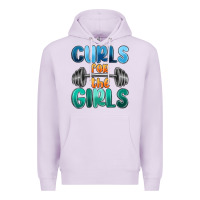 Lilac curls for the girls Premium Hoodie - MaliasSmallBusiness