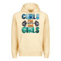 Pina Colada curls for the girls Premium Hoodie - MaliasSmallBusiness