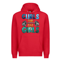 Red curls for the girls Premium Hoodie - MaliasSmallBusiness
