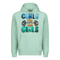 Seafoam curls for the girls Premium Hoodie - MaliasSmallBusiness
