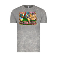 Cloud Rock happy easter rooster chicken and chick Vintage Tee - RanaPortraitStore