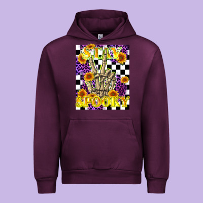 Stay Skeleton Hand Spooky Urban Hoodie Designed By Lillyallendesigns