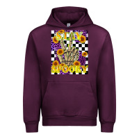 Mauve Wine stay skeleton hand spooky Urban Hoodie - LillyAllenDesigns