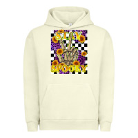 Pigment Pistachio stay skeleton hand spooky Urban Hoodie - LillyAllenDesigns