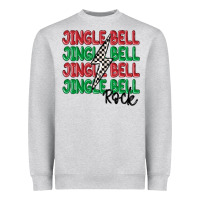 Heather Grey jingle bell rock Heavyweight Sweatshirt - MaliasSmallBusiness