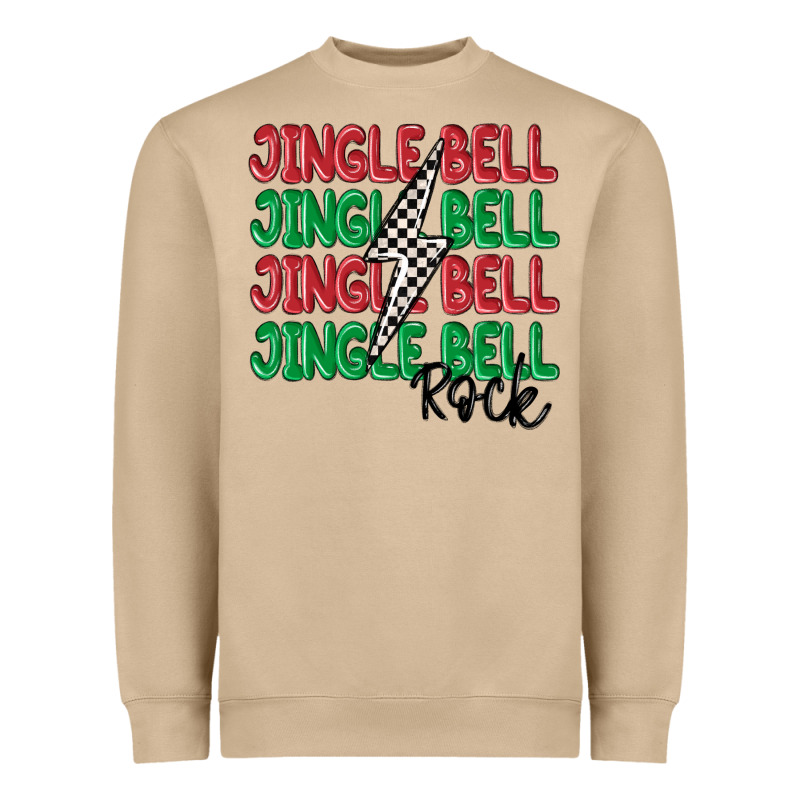 Jingle Bell Rock Heavyweight Sweatshirt by MaliasSmallBusiness | Teevron