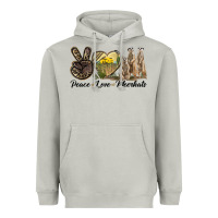 Moon Dust Peace Love Meerkats Heavyweight Hoodie - LillyAllenDesigns