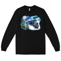 Black polar express winter Long Sleeve Tee - FaDigitalArtStudio