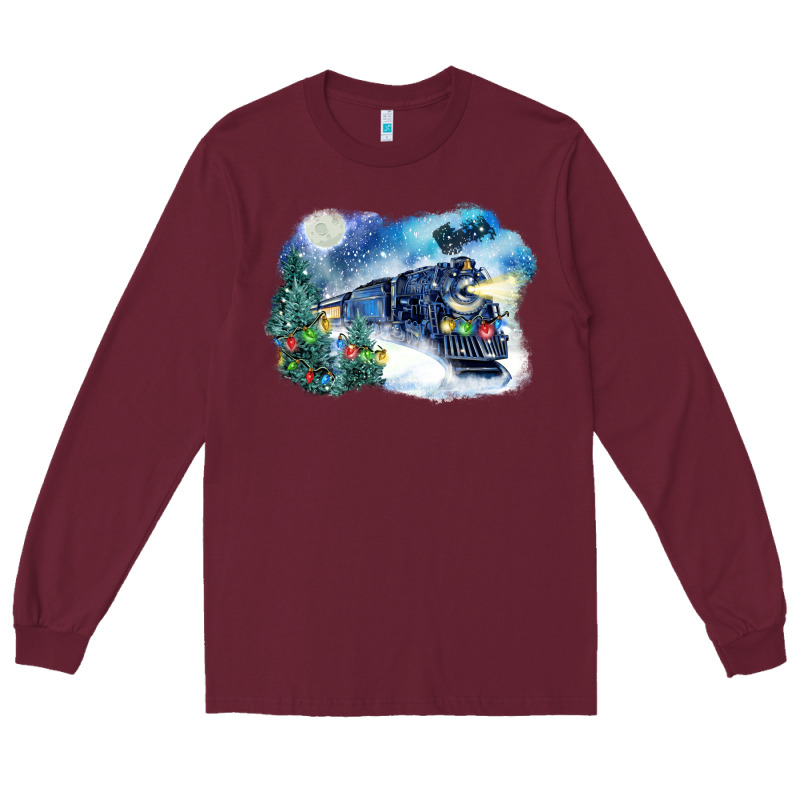 Polar Express Winter Long Sleeve Tee by FaDigitalArtStudio | Teevron