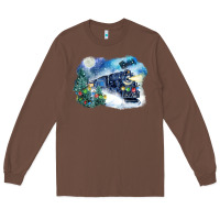 Chestnut polar express winter Long Sleeve Tee - FaDigitalArtStudio