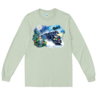 Matcha polar express winter Long Sleeve Tee - FaDigitalArtStudio