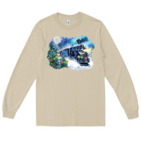 Mushroom polar express winter Long Sleeve Tee - FaDigitalArtStudio