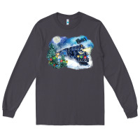 Smoke polar express winter Long Sleeve Tee - FaDigitalArtStudio