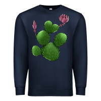 Navy heart cactus Premium Sweatshirt - Jasminsmagicworld