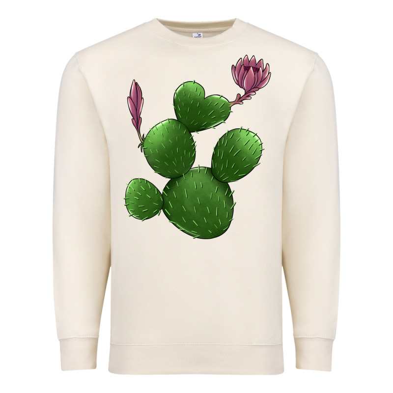 Heart Cactus Premium Sweatshirt by Jasminsmagicworld | Teevron