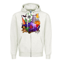 Zombie Nurse   Halloween Zipper Hoodie | Teevron