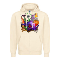 Sandshell zombie nurse   halloween Zipper Hoodie - AdoDesignShop