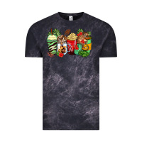 Cloud Black tiger coffee cups Vintage Tee - Zillion Design Studio