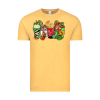 Vintage Mustard tiger coffee cups Vintage Tee - Zillion Design Studio