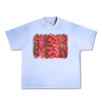 Grape Ice valentine's day xoxo brushstroke Urban Heavy Tee - RanaPortraitStore