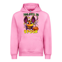 Fuchsia Pink too cute to spook Urban Hoodie - LillyAllenDesigns