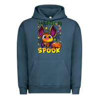 Pigment Midnight Navy too cute to spook Urban Hoodie - LillyAllenDesigns
