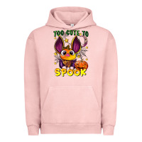 Pigment Salmon too cute to spook Urban Hoodie - LillyAllenDesigns