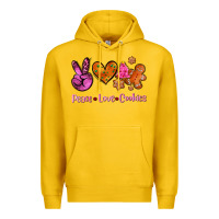 Lemon peace love cookies Premium Hoodie - AdoDesignShop