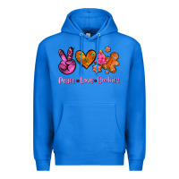 True Royal peace love cookies Premium Hoodie - AdoDesignShop