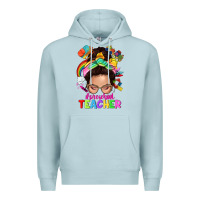 Blue Mist preschool teacher Premium Hoodie - NancyCooperArtShop
